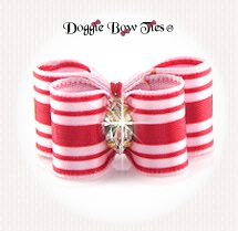 Dog Bow-Puppy DL, Christmas, Candy Cane