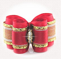 Dog Bow-Full Size, Paint the Town Red 18