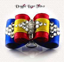 Dog Bow-InBetween Size, Snow White