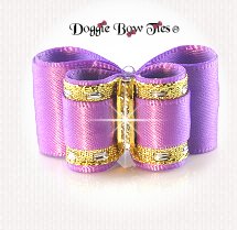 Dog Bow-InBetween Size, Classic Grape