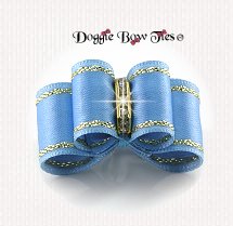 Dog Bow-Inbetween Size, Powder Blue