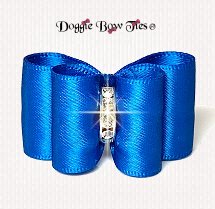 Dog Bow- Full Size Petite-Batik Blue