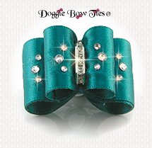 Dog Bow-Petite Full Size, Crystal Jade