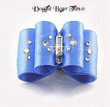 Dog Bow-Petite Full Size, Crystal Wisteria