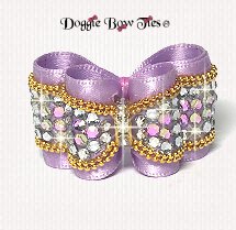 Dog Bow- Full Size Petite II-Orchid