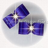 Maltese Pairs Dog Bow- DL Royal Blue