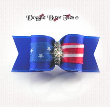 Dog Bow-Puppy SL, Flag, Royal Blue