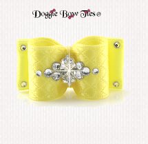 Dog Bow-SL Puppy, Satin Diamond Lattice-Baby Mais