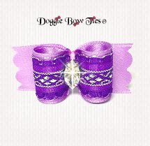 Dog Bow-SL Specialty-Diamond Band-lilac