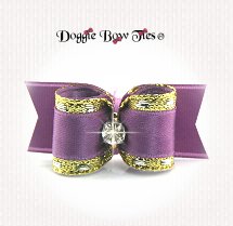 Dog Bow-SL, Puppy, Fancy, Amethyst