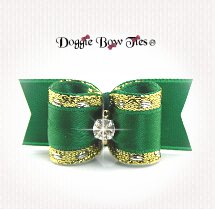 Dog Bow-SL, Puppy, Fancy, Emerald