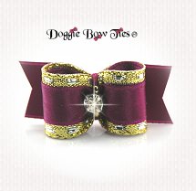 Dog Bow-SL, Puppy, Fancy, Fuchsia