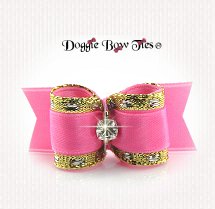 Dog Bow-SL, Puppy, Fancy, Pink