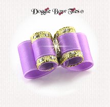 Dog Bow, DL Puppy Size, Lilac