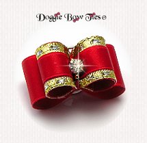 Dog Bow-Puppy Size, Classic, Red