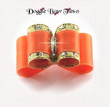 Dog Bow-Puppy Size, Classic Apricot