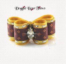 Dog Bow-DL Puppy, Louis Vuitton Inspired dog bow