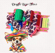 Dog Bow-Tiny Ties Holiday Cinco De Mayo