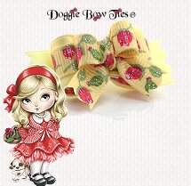 Dog Bow-Tiny Ties II, Baby Mais Sparkle Rose