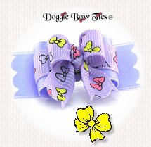 Dog Bow-Tiny Ties, Iris Sprinkle of Bows