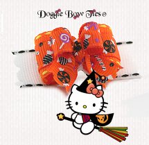 Dog Bow-Tiny Ties Holiday -Halloween Candy