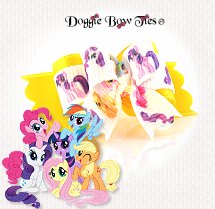 Dog Bow-Tiny Ties, My Little Pony