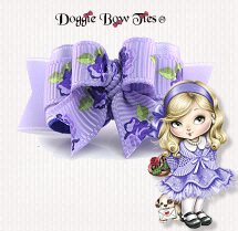 Dog Bow-Tiny Ties,Orchid Rose 