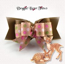 Dog Bow-Tiny Ties, Sable Bambina