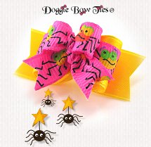 Dog Bow-Tiny Ties Eeensy Weensy Spiders