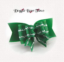  Dog Bow-Tiny Ties, Emerald