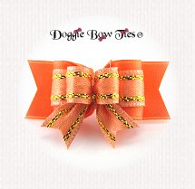  Dog Bow-Tiny Ties, Peach